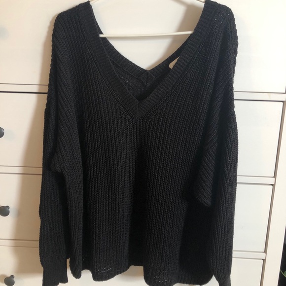 Goodnight Macaroon oversized off shoulder sweater - Picture 1 of 1